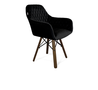 Обеденный стул SHT-ST38 / SHT-S70 (ночное затмение/темный орех/черный муар) в Элисте - предосмотр