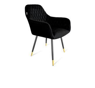 Обеденный стул SHT-ST38 / SHT-S95-1 (ночное затмение/черный муар/золото) в Элисте - предосмотр