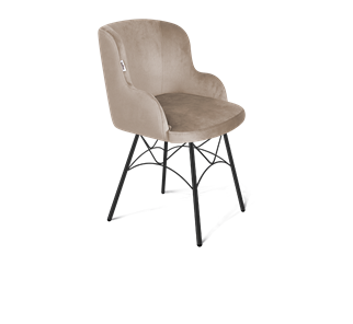 Обеденный стул SHT-ST39 / SHT-S107 (латте/черный муар) в Элисте