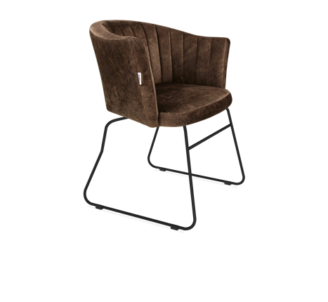 Обеденный стул SHT-ST42-1 / SHT-S167 (кофейный трюфель/черный муар) в Элисте - изображение