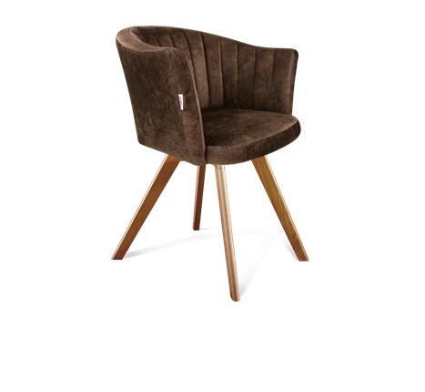Обеденный стул SHT-ST42-1 / SHT-S39 (кофейный трюфель/светлый орех) в Элисте - изображение