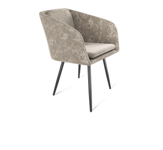 Обеденный стул SHT-ST43-1 / SHT-S95-1 (карамельный латте/черный муар) в Элисте