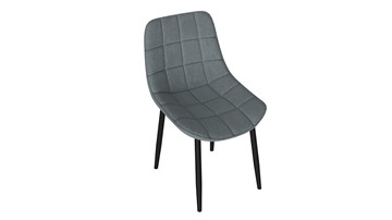 Обеденный стул Boston (Черный муар/Велюр V003 темно-серый) в Элисте