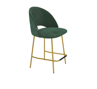 Полубарный стул SHT-ST34 / SHT-S29P-1 (лиственно-зеленый/золото) в Элисте