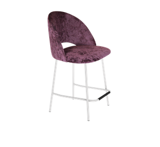 Полубарный стул SHT-ST34 / SHT-S29P-1 (вишневый джем/белый муар) в Элисте