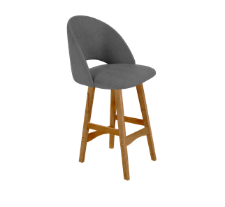 Полубарный стул SHT-ST34 / SHT-S65-1 (платиново-серый/светлый орех) в Элисте