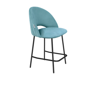 Полубарный стул SHT-ST34-1 / SHT-S29P-1 (голубая пастель/черный муар) в Элисте - предосмотр