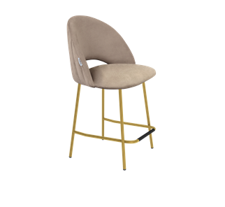 Полубарный стул SHT-ST34-1 / SHT-S29P-1 (латте/золото) в Элисте