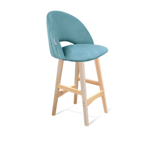 Полубарный стул SHT-ST34-1 / SHT-S65-1 (голубая пастель/прозрачный лак) в Элисте