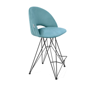 Полубарный стул SHT-ST34-1 / SHT-S66-1 (голубая пастель/черный муар) в Элисте - предосмотр