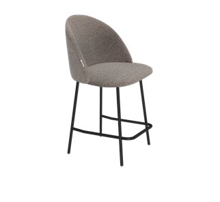 Полубарный стул SHT-ST35 / SHT-S29P-1 (тростниковый сахар/черный муар) в Элисте