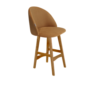Полубарный стул SHT-ST35 / SHT-S65-1 (горчичный/светлый орех) в Элисте
