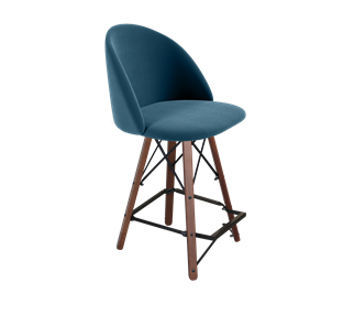 Полубарный стул SHT-ST35 / SHT-S80-1 (тихий океан/темный орех/черный) в Элисте