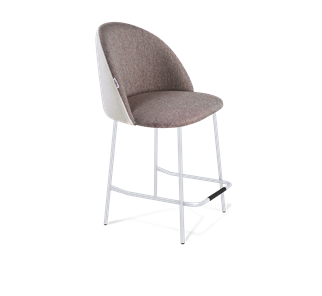 Полубарный стул SHT-ST35-3 / SHT-S29P-1 (тростниковый сахар/зефирный/хром лак) в Элисте