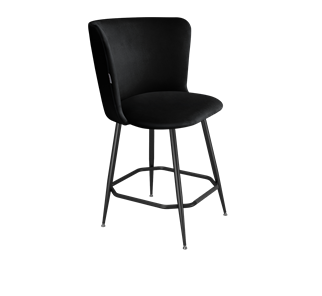 Полубарный стул SHT-ST36 / SHT-S148-1 (ночное затмение/черный муар) в Элисте
