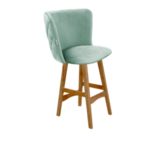 Полубарный стул SHT-ST36-3 / SHT-S65-1 (нежная мята/светлый орех) в Элисте