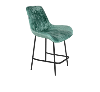Полубарный стул SHT-ST37 / SHT-S29P-1 (зеленый чай/черный муар) в Элисте
