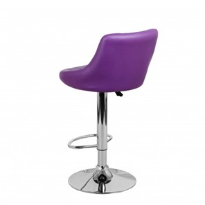 Барный стул Комфорт с мягкой спинкой WX-2396 экокожа фиолетовый в Элисте - предосмотр 6