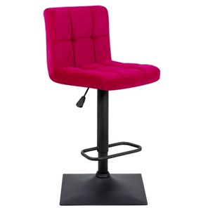 Барный стул Курт с мягкой спинкой WX-2320 велюр красный в Элисте - предосмотр