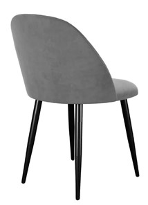 Обеденный стул 302, микровелюр B22 grey, ножки черные в Элисте - предосмотр 3