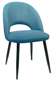 Кухонный стул 217 V16 голубой/черный в Элисте