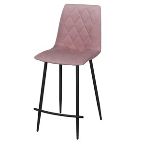 Полубарный стул Чили ромб СРП 053 РОМБ Эмаль черная Мазерати пастельно-фиолетовый в Элисте - предосмотр