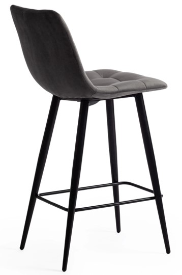 Полубарный кухонный стул CHILLY (mod. 7095пб) 55х44х94 серый barkhat 26/черный арт.19655 в Элисте - изображение 2