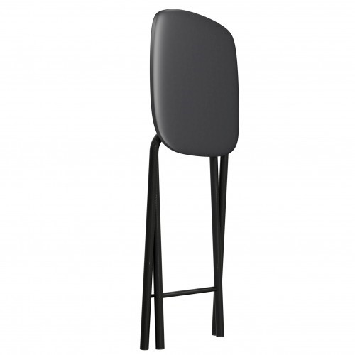 Табурет кухонный Складной СРП-013КВ (квадратное сиденье) Эмаль, черный в Элисте - изображение 1