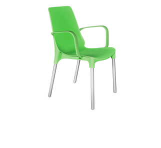 Обеденный стул SHT-ST76/S424 (зеленый/хром лак) в Элисте