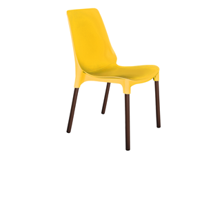 Обеденный стул SHT-ST75/S424 (желтый ral1021/коричневый муар) в Элисте