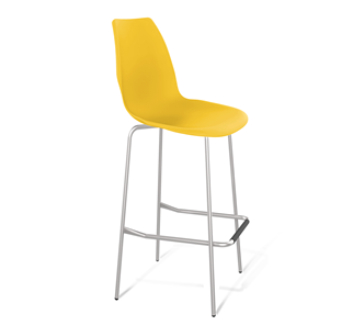 Барный стул SHT-ST29/S29 (желтый ral 1021/хром лак) в Элисте