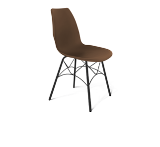 Обеденный стул SHT-ST29/S107 (коричневый ral 8014/черный муар) в Элисте