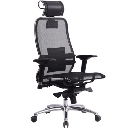 Офисное кресло Samurai S-3.04, черный в Элисте - изображение