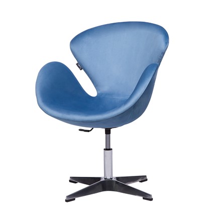 Офисное кресло Беннет-2, Микровелюр голубой в Элисте - изображение