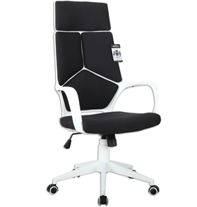 Компьютерное кресло Brabix Premium Prime EX-515 (пластик белый, ткань, черное) 531812 в Элисте
