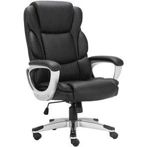 Кресло компьютерное Brabix Premium Rest EX-555 (пружинный блок, экокожа, черное) 531938 в Элисте - предосмотр