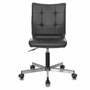 Кресло офисное Brabix Stream MG-314 (без подлокотников, пятилучие серебристое, экокожа, черное) 532077 в Элисте - предосмотр