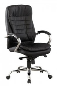 Компьютерное кресло ДамОфис J 9031-1 экокожа /хром, черный в Элисте