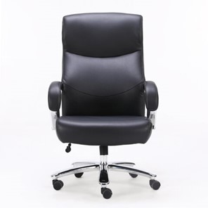 Кресло Brabix Total HD-006 (экокожа, хром, черное) 531933 в Элисте