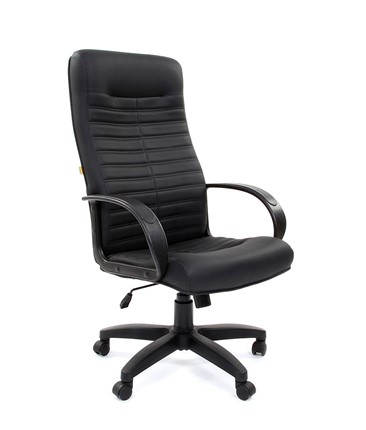 Кресло офисное CHAIRMAN 480 LT, экокожа, цвет черный в Элисте - изображение