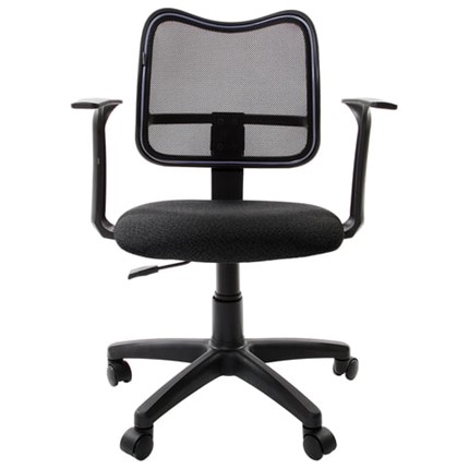 Кресло офисное Brabix Drive MG-350 (с подлокотниками, черное TW) в Элисте - изображение
