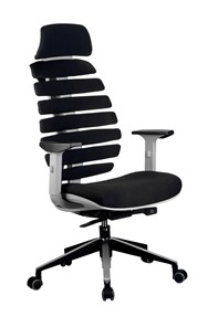 Компьютерное кресло Riva Chair SHARK (Черный/серый) в Элисте
