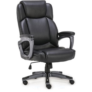 Компьютерное кресло Brabix Premium Favorite EX-577 (пружинный блок, рециклированная кожа, черное) в Элисте