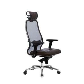 Офисное кресло Samurai SL-3.04, темно-коричневый в Элисте - предосмотр 2