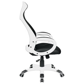 Компьютерное кресло Brabix Premium Genesis EX-517 (пластик белый, ткань/экокожа/сетка черная) в Элисте - предосмотр 1