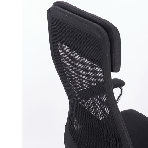 Кресло офисное Brabix Flight EX-540 (хром, ткань, сетка, черное) в Элисте - изображение 7