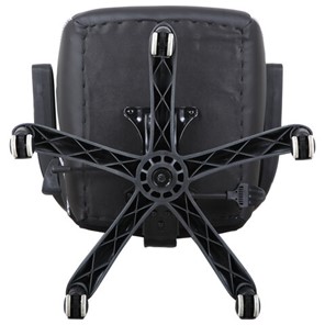 Кресло компьютерное Brabix Techno Pro GM-003 (экокожа, черное/серое, вставки серые) в Элисте - предосмотр 6