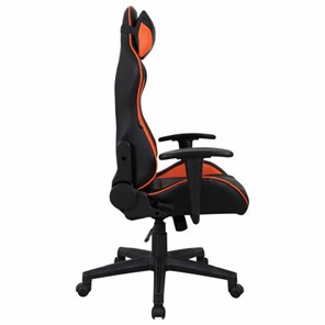 Офисное кресло Brabix GT Racer GM-100 (две подушки, экокожа, черное/оранжевое) в Элисте - предосмотр 1