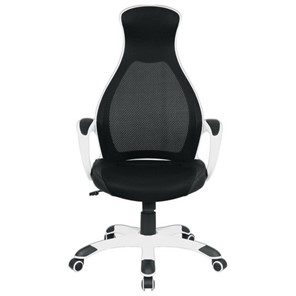 Компьютерное кресло Brabix Premium Genesis EX-517 (пластик белый, ткань/экокожа/сетка черная) в Элисте - предосмотр 2