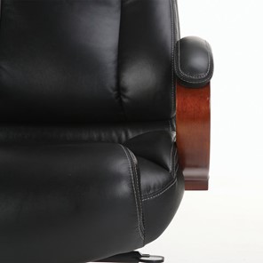 Кресло компьютерное Brabix Premium Infinity EX-707 (дерево, натуральная кожа, черное) в Элисте - предосмотр 13